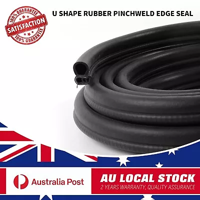 Rubber U Channel Edge Trim Car Door Hood Trunk Edging Protection Pinchweld Strip • $38.89