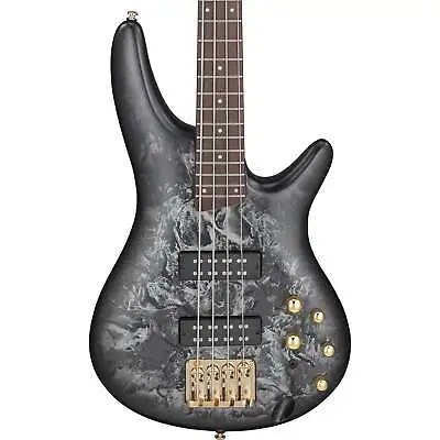 Ibanez SR Standard 4 String Electric Bass - Black Ice Frozen Matte • $429.99