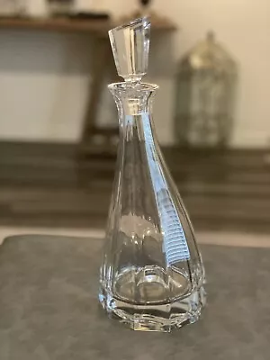 Beautiful MIKASA  WINDSWEPT  Crystal Glass Asymmetrical Decanter W/Stopper • $40