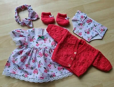 £13.99 • Buy Baby Annabell /Luvabella 17 To 19 Inch Dolls 5 Piece Summer Rose Dress Set (11)