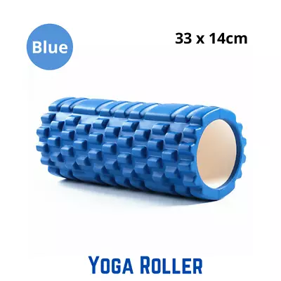 EVA PVC Foam Yoga Roller Physio Pilates Gym Back Training Exercise Massage Grid • $17.99