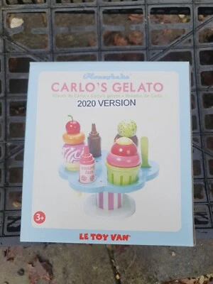 £18.50 • Buy Le Toy Van HONEYBAKE PLAY CARLO'S GELATO Wooden Toy Pretend Play Food 