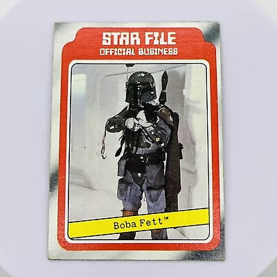 1980 Star Wars The Empire Strikes Back - Star File #11 - Boba Fett Trading Card • $7.89