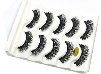 Mink Russian Strip Eyelashes DIY Lashes Wispy Natural Full Volume Glamourous UK • £2.84