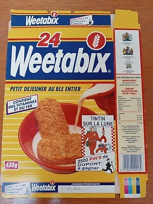 Tin Tin French Weetabix Cereal Box. 1992. 'Sur La Lune ' Good Condition. • £25