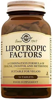 New For Lipotropic Factors Tablets - Pack Of 50 - Choline Inositol And • £15.29