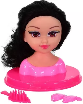 £3.99 • Buy Kandytoys Dolls Hair Styling Head - Ty5601 Hairdresser Comb Brush Play Toy