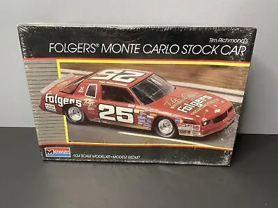 VTG Tim Richmond #25 Folgers Chevy Monte Carlo Aerocoupe NASCAR Model Kit Sealed • $15.99
