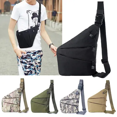 Tactical Storage Gun Bag Holster Left Right Shoulder Anti-theft Bags For Hunting • £11.40