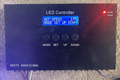 RGB 4 Outputs 12 Channel DMX Led Lighting Controller SC-WC8 • £30