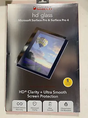 Invisible Shield Hd Glass Microsoft Surface Pro & Pro 4 Screen Protector  Zagg • $9.72