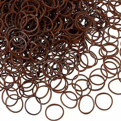 1000 Mini Rubber Bands Soft Elastic Bands For Kid Hair Braids Hair (Dark Brown) • $10.22