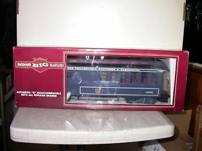 Bachmann BIG HAULERS 1063 Royal Blue Line U.S. MAIL Combo Passenger Car G Scale • $29.99