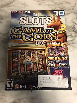 IGT Slots Game Of The Gods  PC / Mac DVD Slot Machines Games New • $9.99