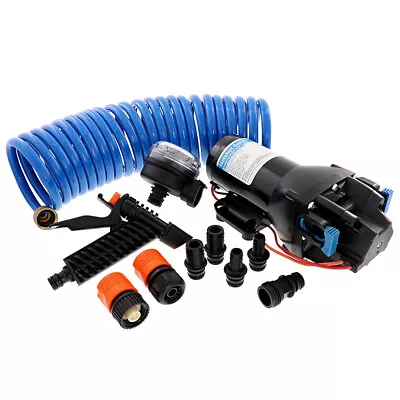 Jabsco HotShot HD4 Heavy Duty Washdown Pump W/25' HoseCoil - 12V - 4 GPM - 60... • $196.04