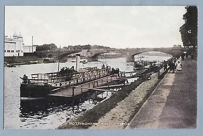 £1.65 • Buy NOTTINGHAM TRENT BRIDGE River Boats  - Unposted Vintage Postcard