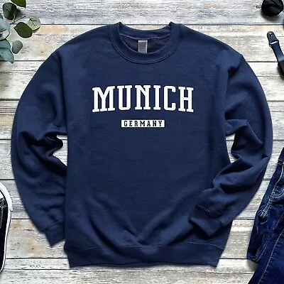 Munich Sweatshirt | Munich Germany Crewneck Sweatshirt | München Deutschland • $40.50