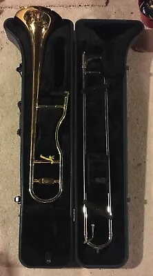 $350 • Buy JUPITER CARNEGIE XL SERIES TROMBONE With Hard Shell Case, Cleaning Kit And Book