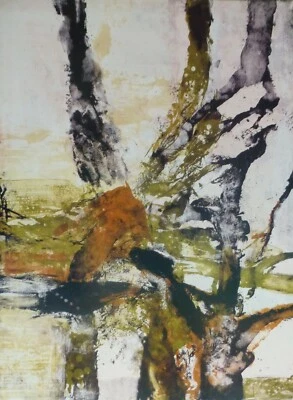 $98 • Buy Zao Wou-Ki 赵无极  Tree Of Life  Olympic Seoul Korea Chinese-French Artist