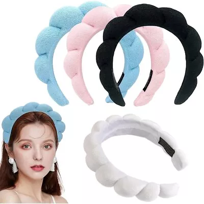 Women Spa Headband Skincare Hairband Make Up Hair Band Wear Sponge Adjustable  • £4.85