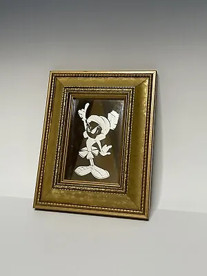 Marvin The Martian Mirror With Gold Picture Frame • $40