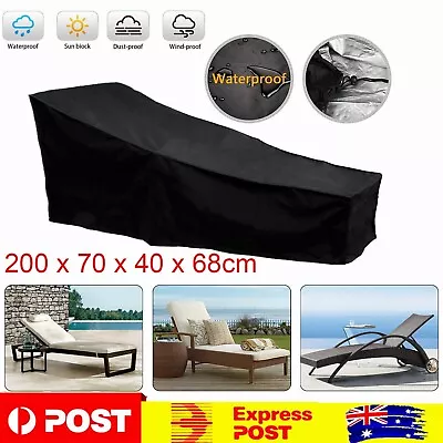 $18.89 • Buy Outdoor Furniture Cover Heavy Duty Sun Lounge Covers Waterproof Bed Chair Cover