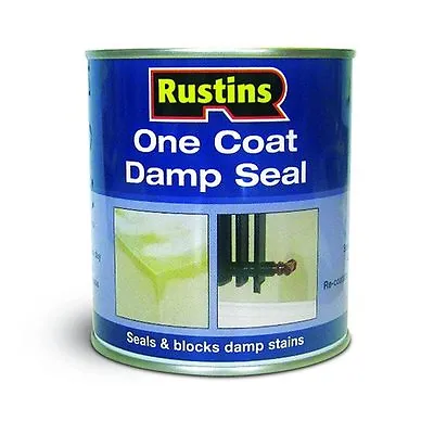 £8.94 • Buy Rustins One Coat Damp Seal Paint 250ml Seals And Blocks Damp And Water Stains