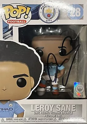 Leroy Sane Signed Manchester City Funko Pop Model With Certificate • £0.99