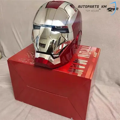 AUTOKING Iron Man MK5 1:1 Helmet Wearable Voice-control Mask Halloween Cosplay • $179