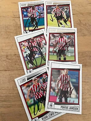 Match Attax Shoot Out And Other BRENTFORD SIGNED CARDS • £2.49