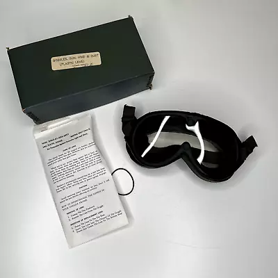 Vintage Stemaco NSN 8465-01-004-2893 Sun/Wind/ Dust Military Goggles W/Box • $19.99