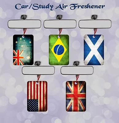 Grunge Flag Car/office/study Air Freshener   • £4.49