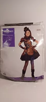 STEAMPUNK'D 5 PC COSTUME - Kids Size M NEW • $30