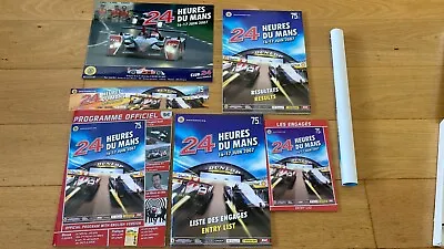 Le Mans 24h 2007 Official Club Programme Sticker Poster Pack - Free Uk P&p • £15