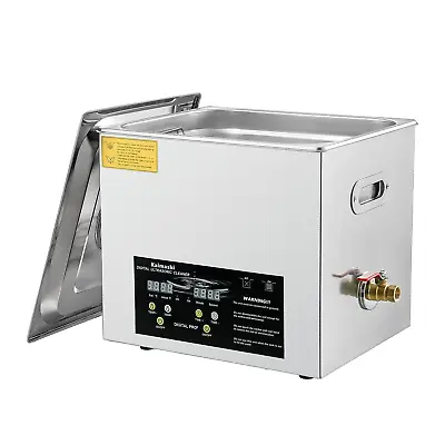 Professional Ultrasonic Cleaner 10L With Digital Timer And Heater For Cleaning C • $362.49