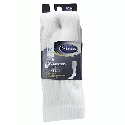 Dr. Scholl's Men's Advanced Relief Over The Calf Socks 2 Pack • $13.99