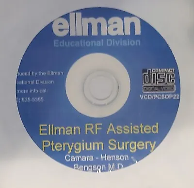 Ellman International Educational Series - Ellman RF Assisted Pterygium Surgery • $29.95