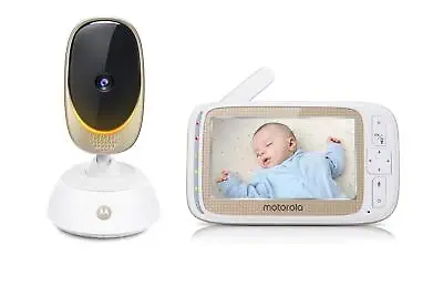 Motorola Baby COMFORT85 Connect Video Baby& Home Monitor With 5  Display & Cable • $43