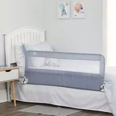 Baby Safety Bed Rail Extra Long Hideaway Bedrail Toddler Children 54''L X 20''H • $62.64