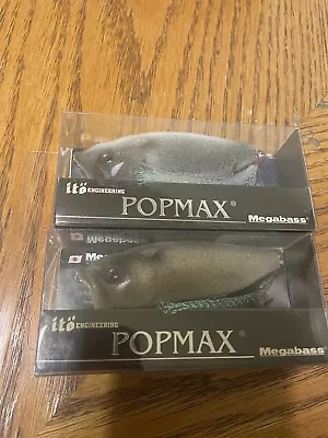 “LOT OF 2”Megabass POP MAX  FF MONOKE  & “FF Wild Boar”SP-C Very Rare • $75