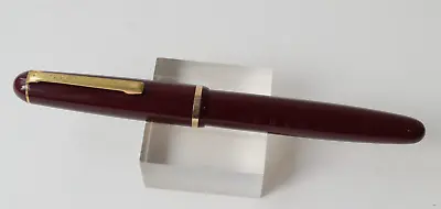 VINTAGE LAMY 99b BURGUNDY FOUNTAIN PEN ORIGINAL LAMY GOLD NIB 1960s • $108.10