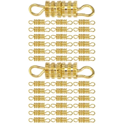 £7.97 • Buy 100 Pcs Screw Type Connector Magnetic Charm Braclets Jewelry End Tip Caps