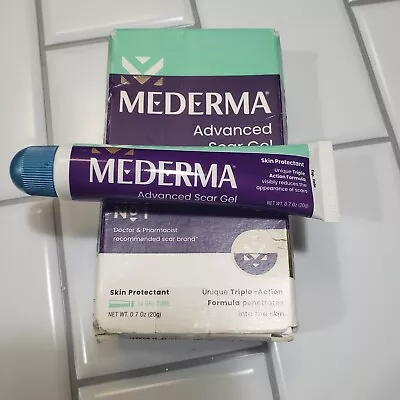 MEDERMA Advanced Scar Gel - Reduces Appearance Of Scars- Brand New In Box-0.7 OZ • $13.75