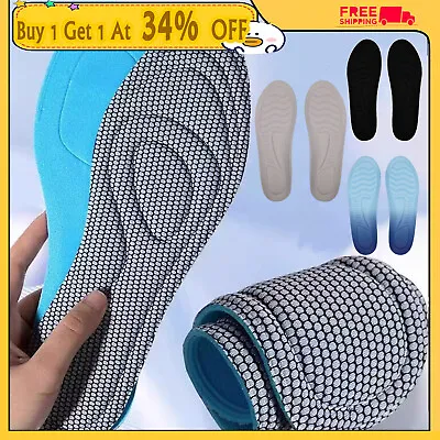 Work 5D Boot Shoes Insoles Hiking Trainer Inner Soles Inserts Breathable UK • £2.66