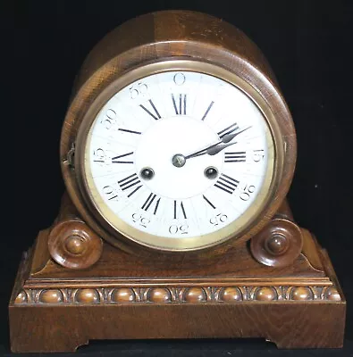 Hamburg American 14-Day Strike Mantel Clock - HAC - Vintage - For Repair • £138.77