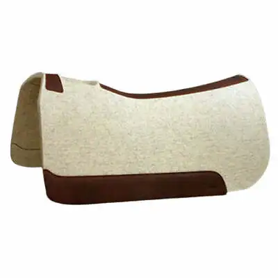 3WN 5 STAR 3/4  Natural Wool Western Saddle Pad - The All Around 30x30 • $235.95