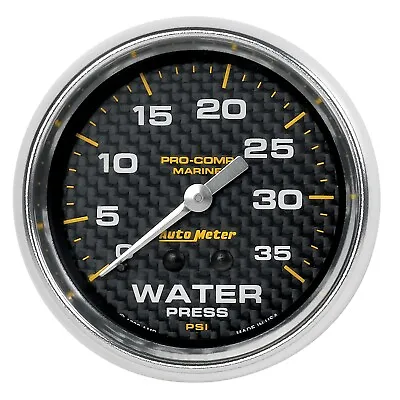 AutoMeter 200773-40 Marine Mechanical Water Pressure Gauge • $82.23