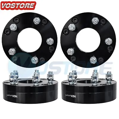 (4) 2  6x5.5 To 5x5 Wheel Adapters 5 Lug Wheels To 6 Lug Chevy GMC Truck 14x1.5 • $129.50