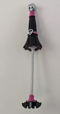 Monster High Draculaura First Wave Umbrella Parasol Black Pink 1st OG Accessory • $25
