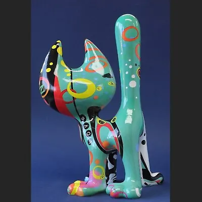 Figurine Decorative Cat Ink Statue Art Contemporary Figurines Jacky Zegers • $129.68